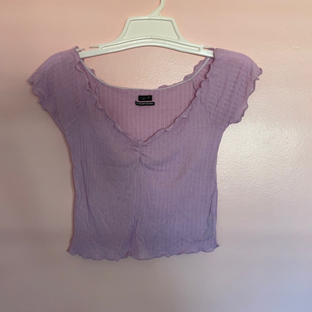 Urban Outfitters Lettuce Ribbed Tee